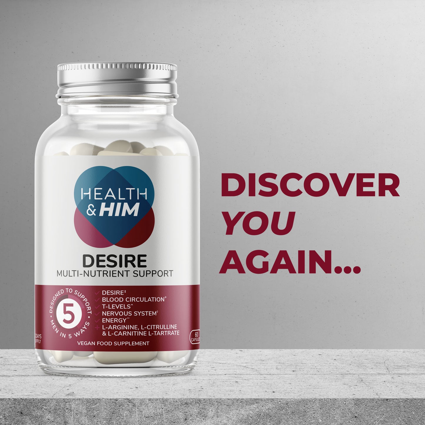 Health & Him Desire Multi-Nutrient Support
