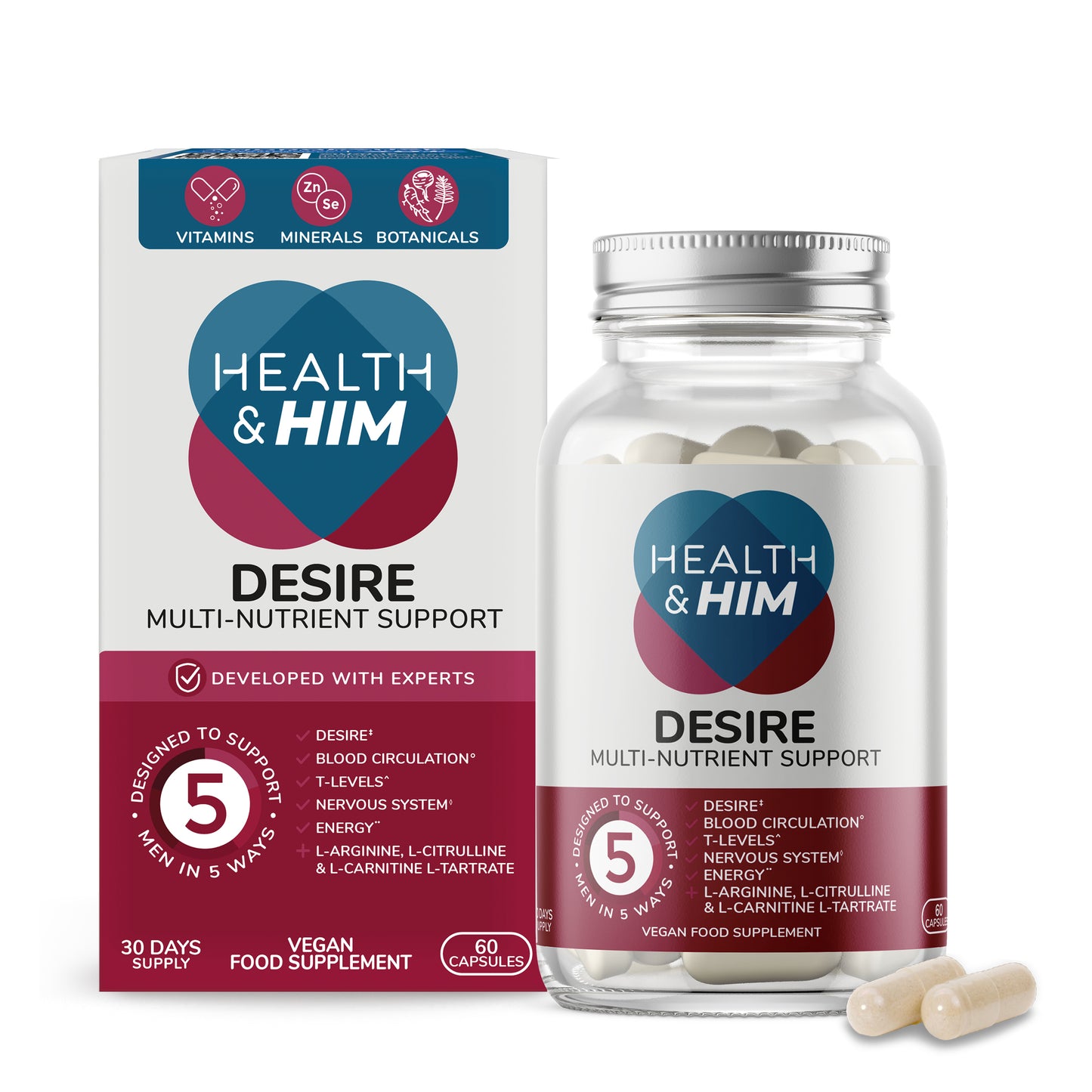 Health & Him Desire Multi-Nutrient Support