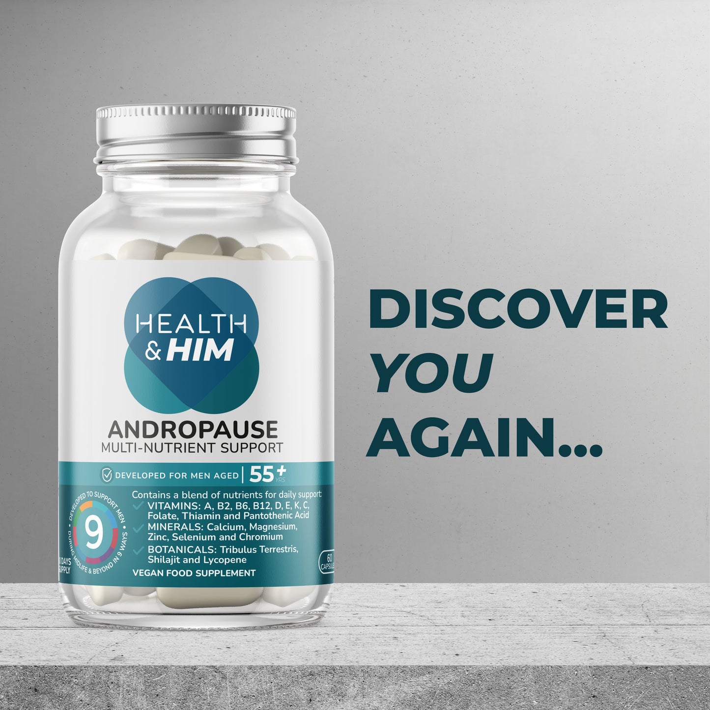 Health & Him Andropause 55+ Supplement