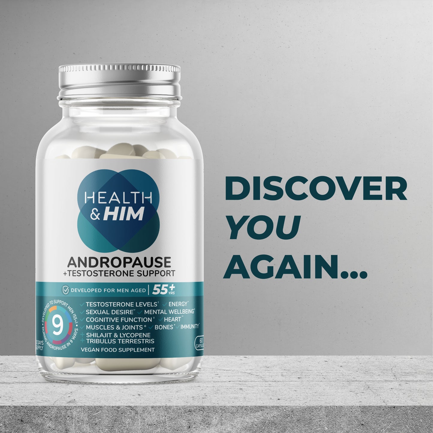 Health & Him Andropause 55+ Supplement