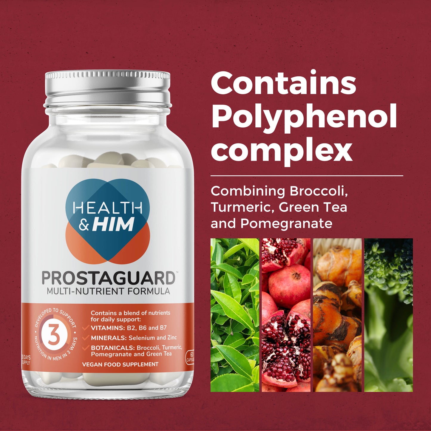 Health & Him ProstaGuard ™ Multi-Nutrient Support