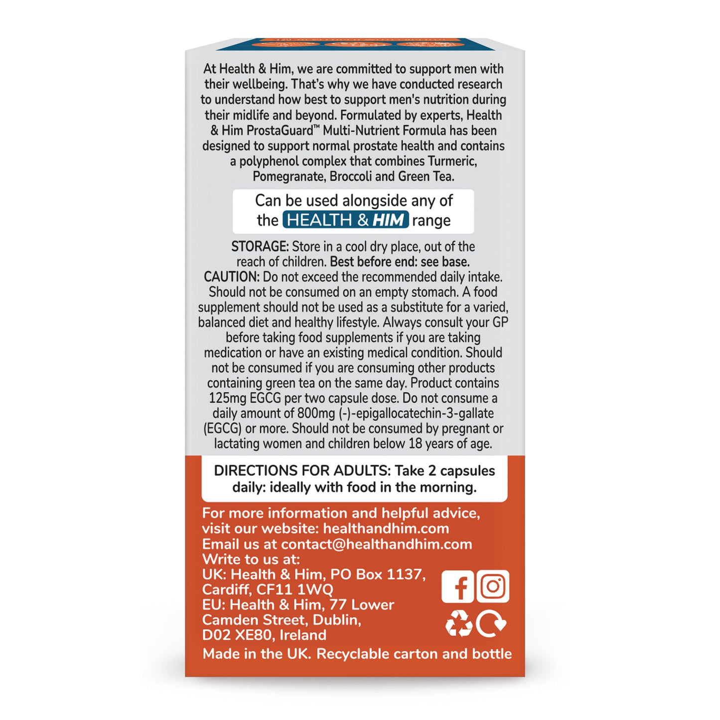 Health & Him ProstaGuard ™ Multi-Nutrient Support