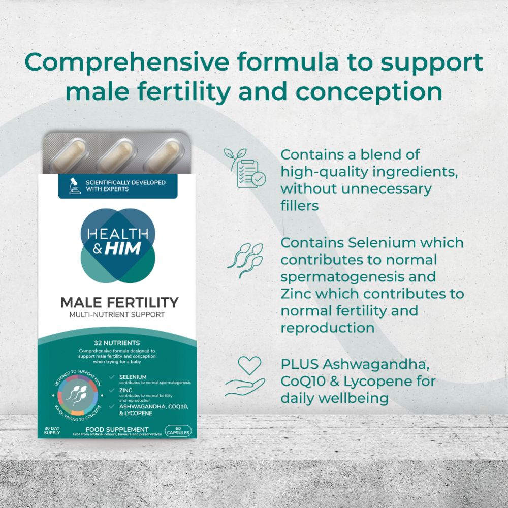 Health & Him Male Fertility Multi-Nutrient Support