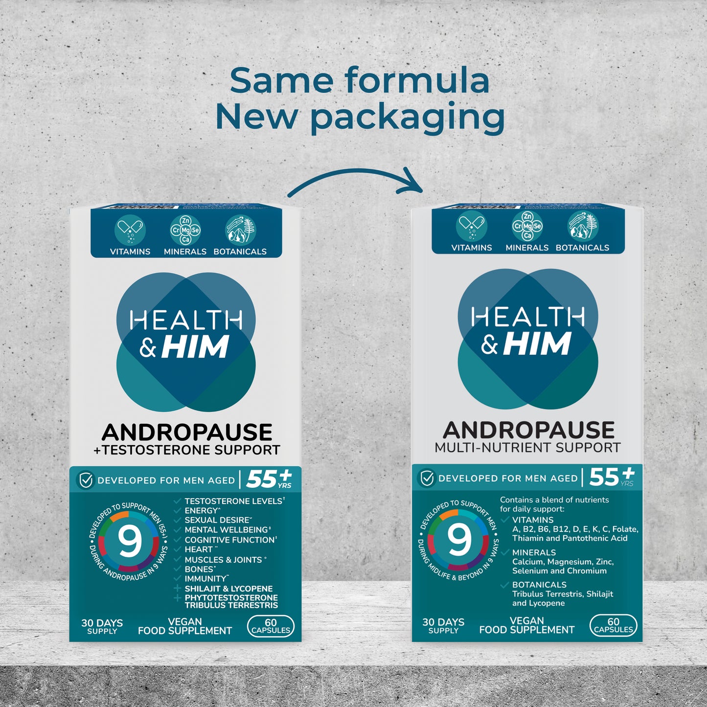 Health & Him Andropause 55+ Supplement